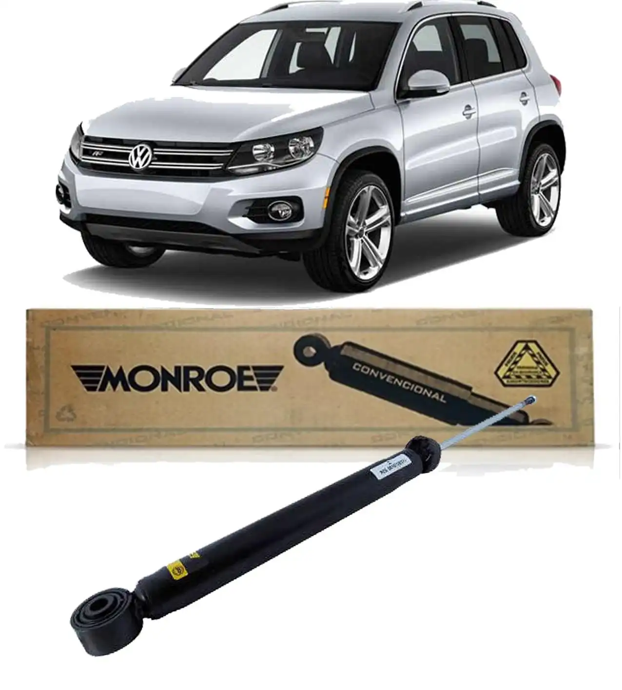 AMORTECEDOR TRASEIRO TIGUAN 2007 A 2017