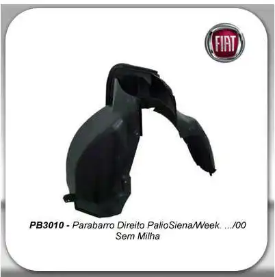PROTETOR PARALAMA DIANT FIAT PALIO 96/00 DIR