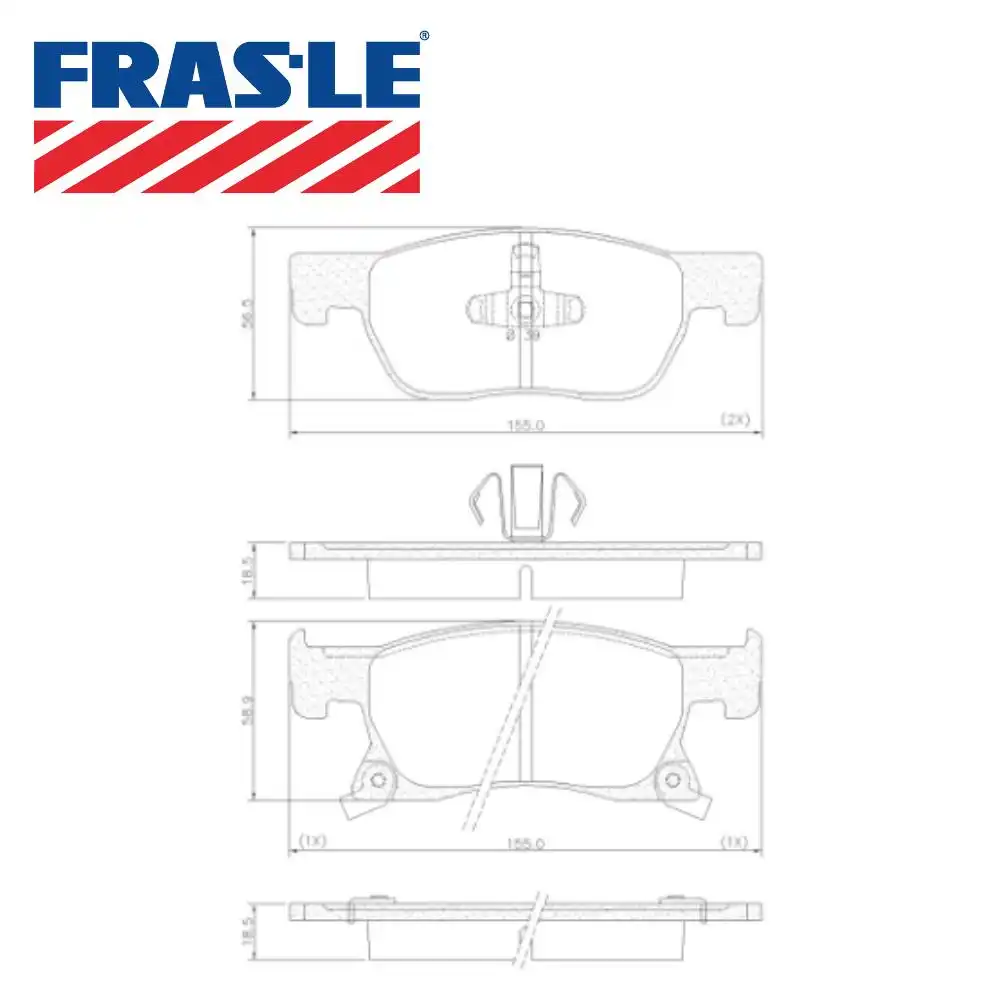 PASTILHA FREIO DIANTEIRA CRUZE 1.4 2017/ CERAMICA