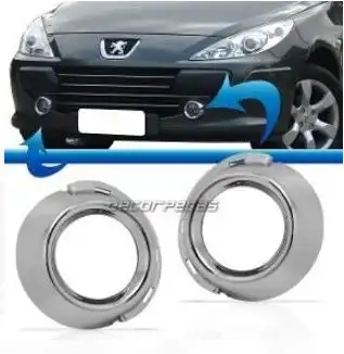 ARO FAROLETE PEUGEOT 3007 2007 A 2012 CROMADO