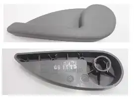 MACANETA INT DOBLO PORTA TRAS ESQ CINZA