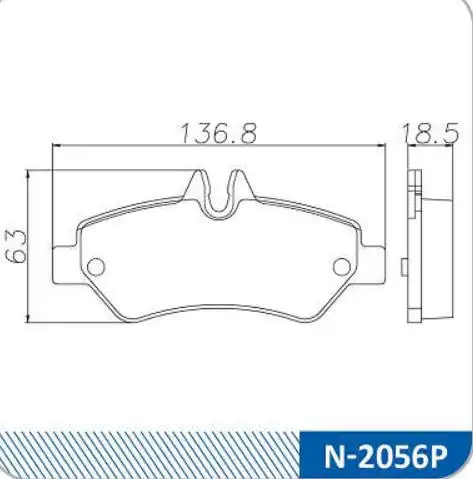PASTILHA FREIO TRASEIRA SPRINTER 311 415 2012/