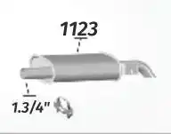 SILENC TRAS CORCEL II,DEL REY (BOCAL DE ENCAIXE)