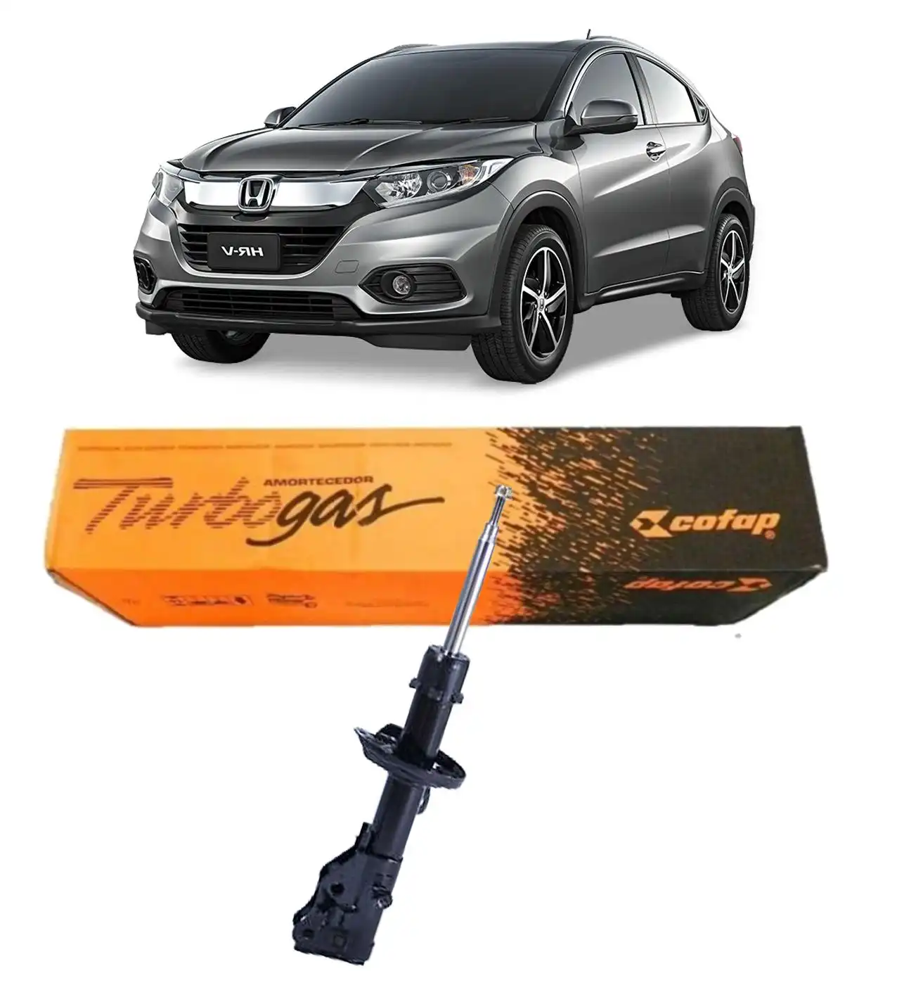 AMORTECEDOR DIANTEIRO HONDA HR-V 2015 A 2021 ESQUERDO