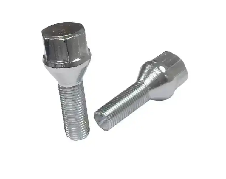 PARAFUSO RODA GOL, V. P. S. PASSAT, CROMADO CONICO  53MM