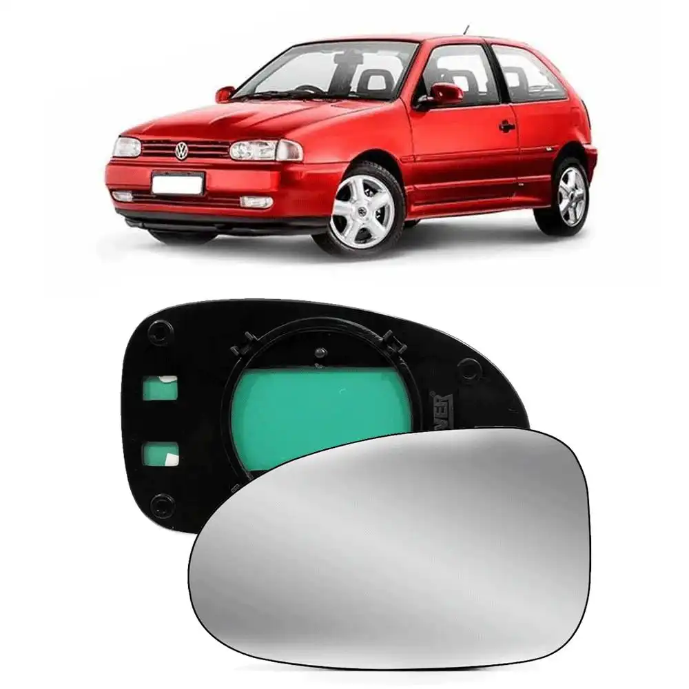 VIDRO ESPELHO GOL PLUS 95/ ESQ C/ CARCACA