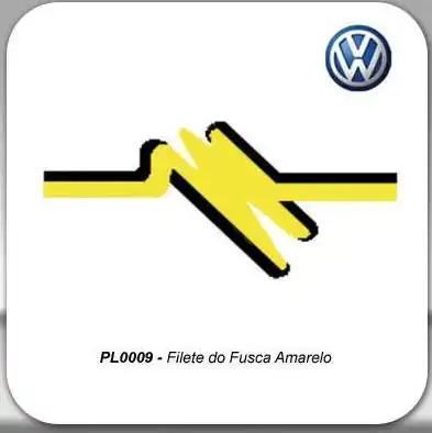FAIXA LATERAL FUSCA AMARELA (MODERNO)