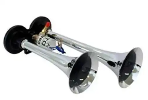 BUZINA CORNETA (DUPLA) S/RELE C/2 POLOS