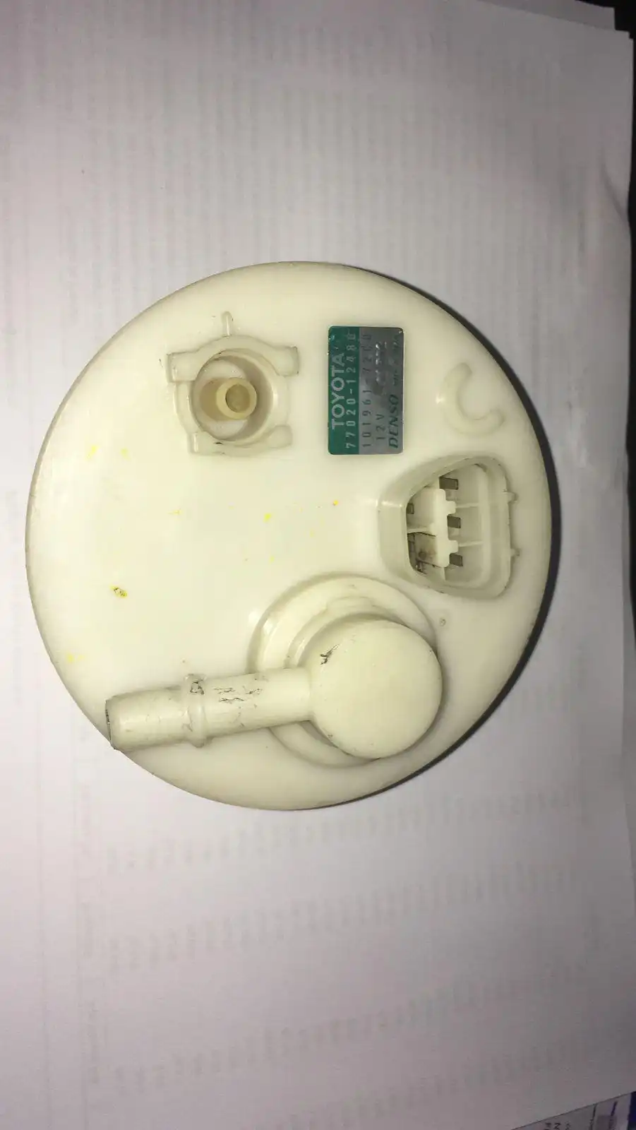 TAMPA BOMBA INJ ELET TOYOTA COROLLA 2003 A 2008 (USADO)