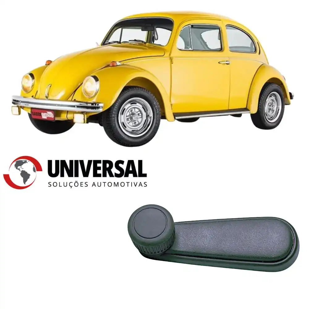 MACANETA VIDRO GOL G1 G2 - PLASTICA CINZA