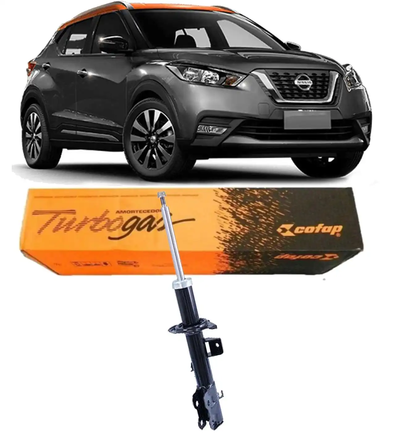 AMORTECEDOR DIANTEIRO NISSAN KICKS 2016/ ESQUERDO