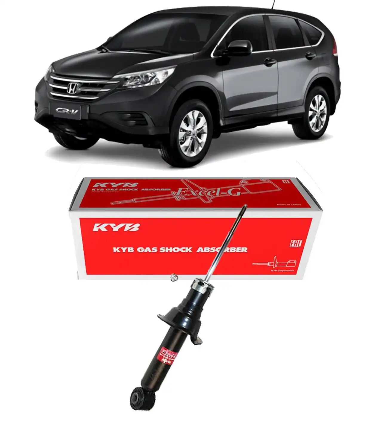 AMORTECEDOR TRASEIRO HONDA CRV 2012 A 2016