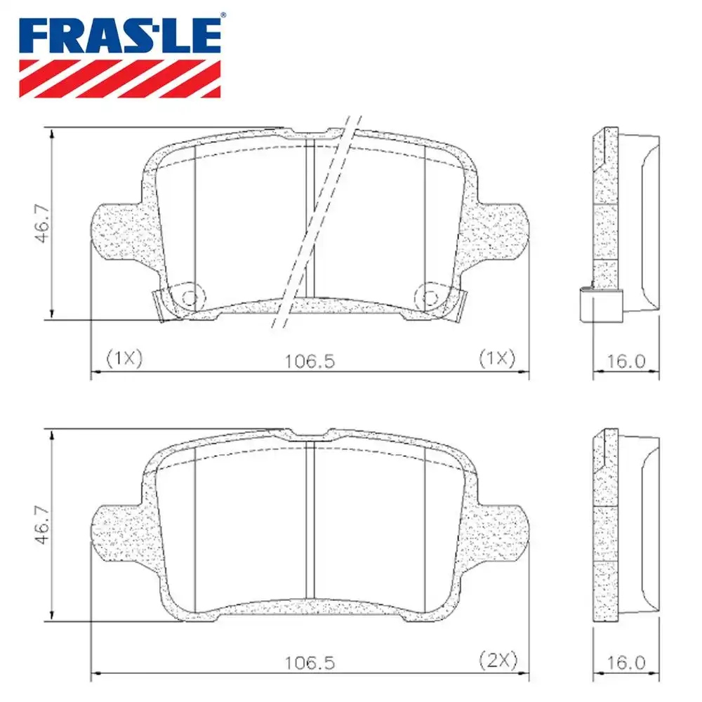 PASTILHA FREIO TRASEIRA EQUINOX 1.5 16V 2019 ACIMA CERAMICA