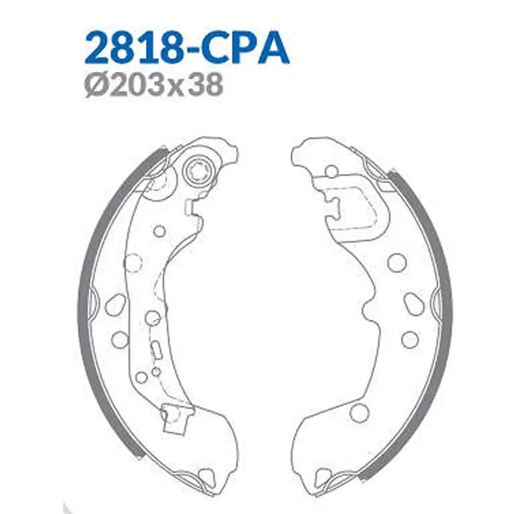 SAPATAS FREIO POLO 1.0 2018 EM DIANTE