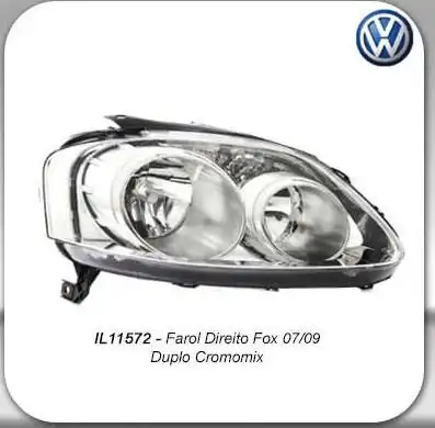FAROL FOX 2007 A 2009 DUPLO CROMOMIX DIR