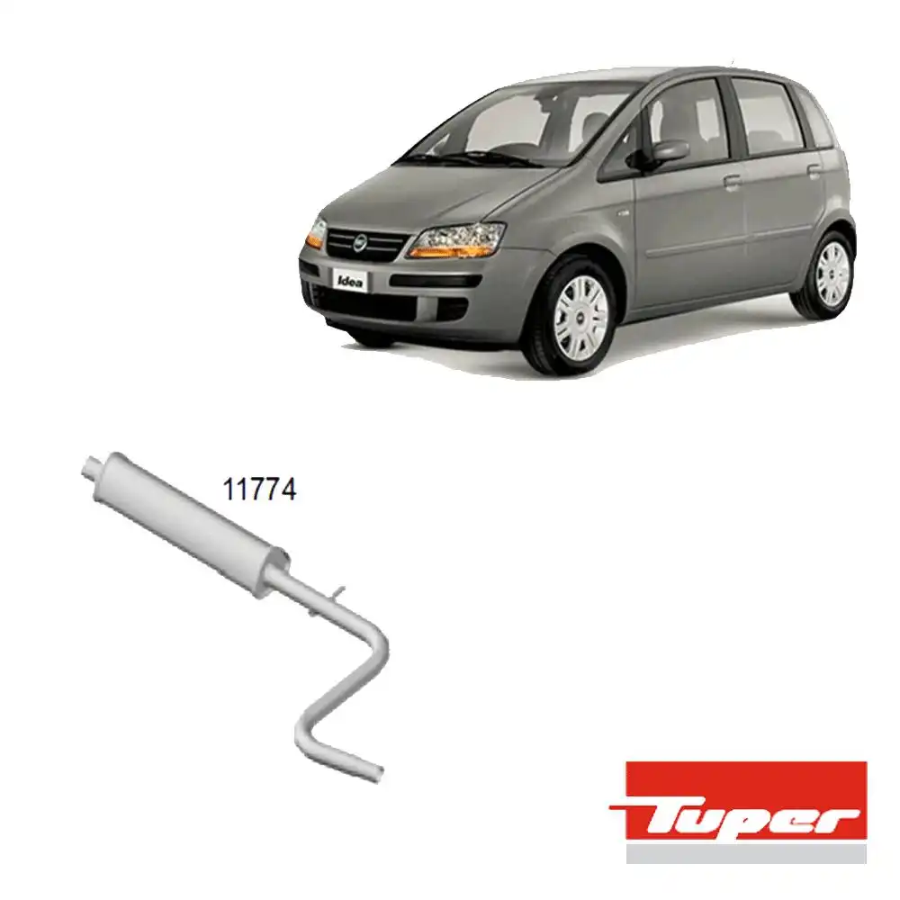 SILENCIOSO INTERMEDIARIO FIAT IDEA 1.4 2006 A 2010