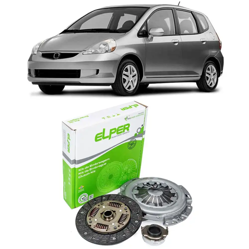 KIT EMBREAGEM HONDA FIT 1.4 8/16V 2004 A 2008