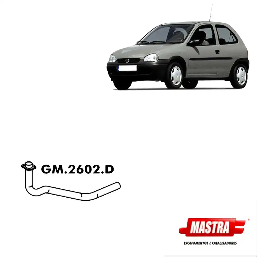 CANO SAIDA MOTOR CORSA 1.0 8V 1993 A 2004 SEM CATALIZADOR