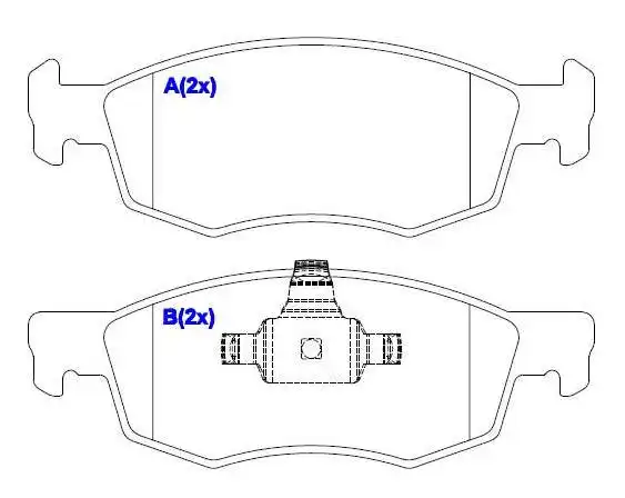 PASTILHA FREIO DIANTEIRA STRADA 1.0 12V 2023 A 2025