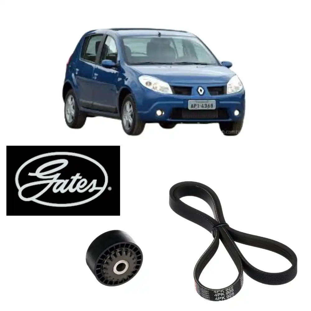 KIT CORREIA ALTERNADOR SANDERO 1.0 8V/16V 2007 A 2016