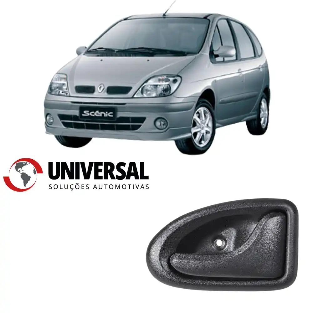 MACANETA INT RENAULT SCENIC CLIO 99/ DIR PRETO (DIANT / TR