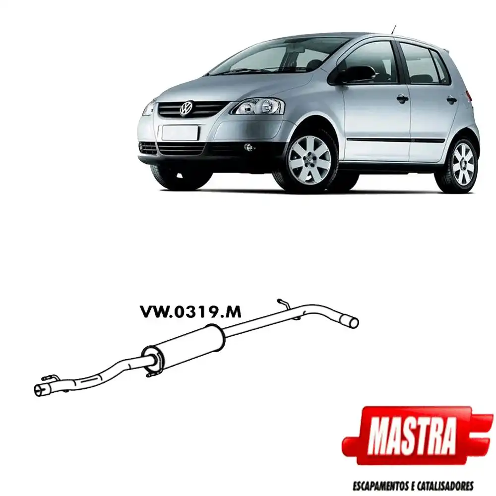 SILENCIOSO INTERMEDIARIO FOX 1.0 2003 A 2005 FLEX