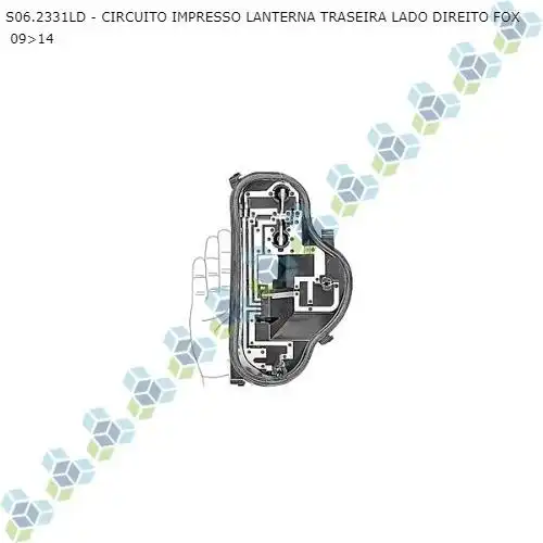 CIRCUITO SINAL TRAS FOX 2009 A 2014 DIR