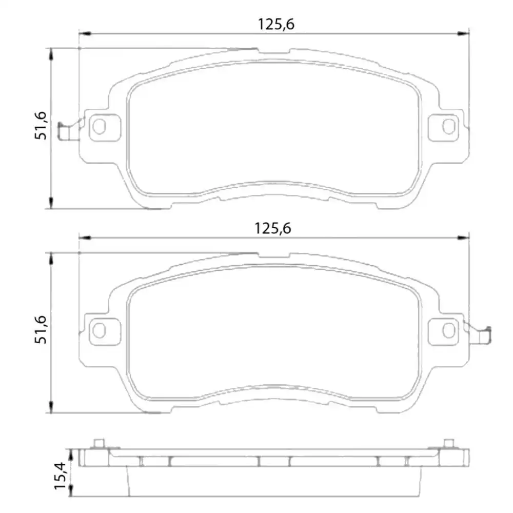 PASTILHA FREIO DIANTEIRA NISSAN KICKS 1.6 16V 2016/