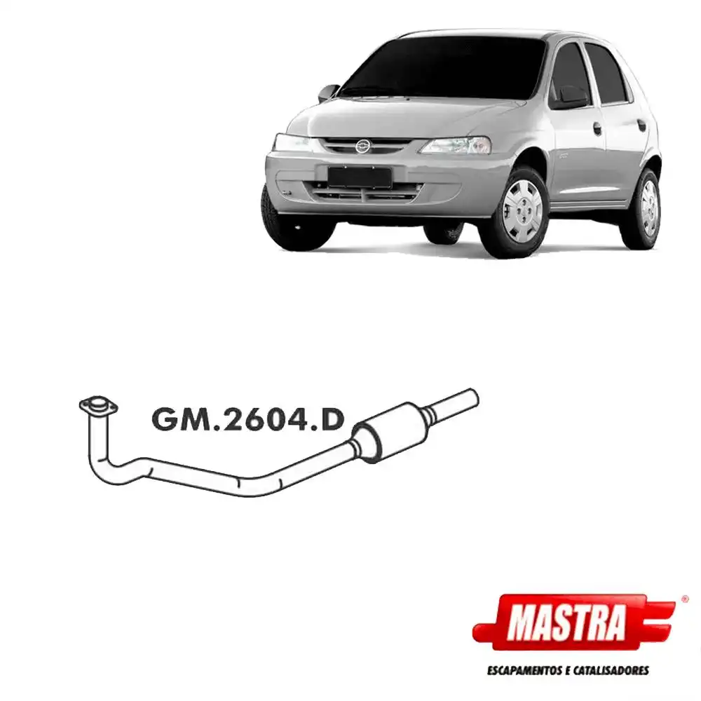 CANO SAIDA MOTOR CELTA 1.0 2001 A 2005 COM CATALISADOR