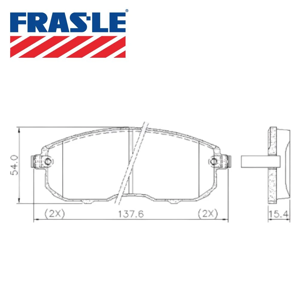PASTILHA FREIO DIANTEIRA NISSAN SENTRA 2006 A 2020