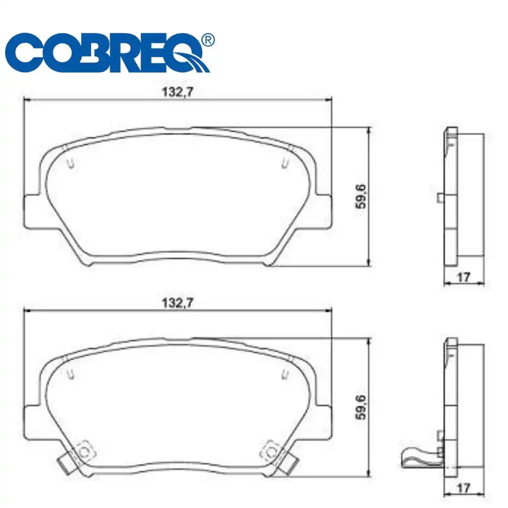 PASTILHA FREIO DIANTEIRA HYUNDAI CRETA 1.0 2021 EM DIANTE