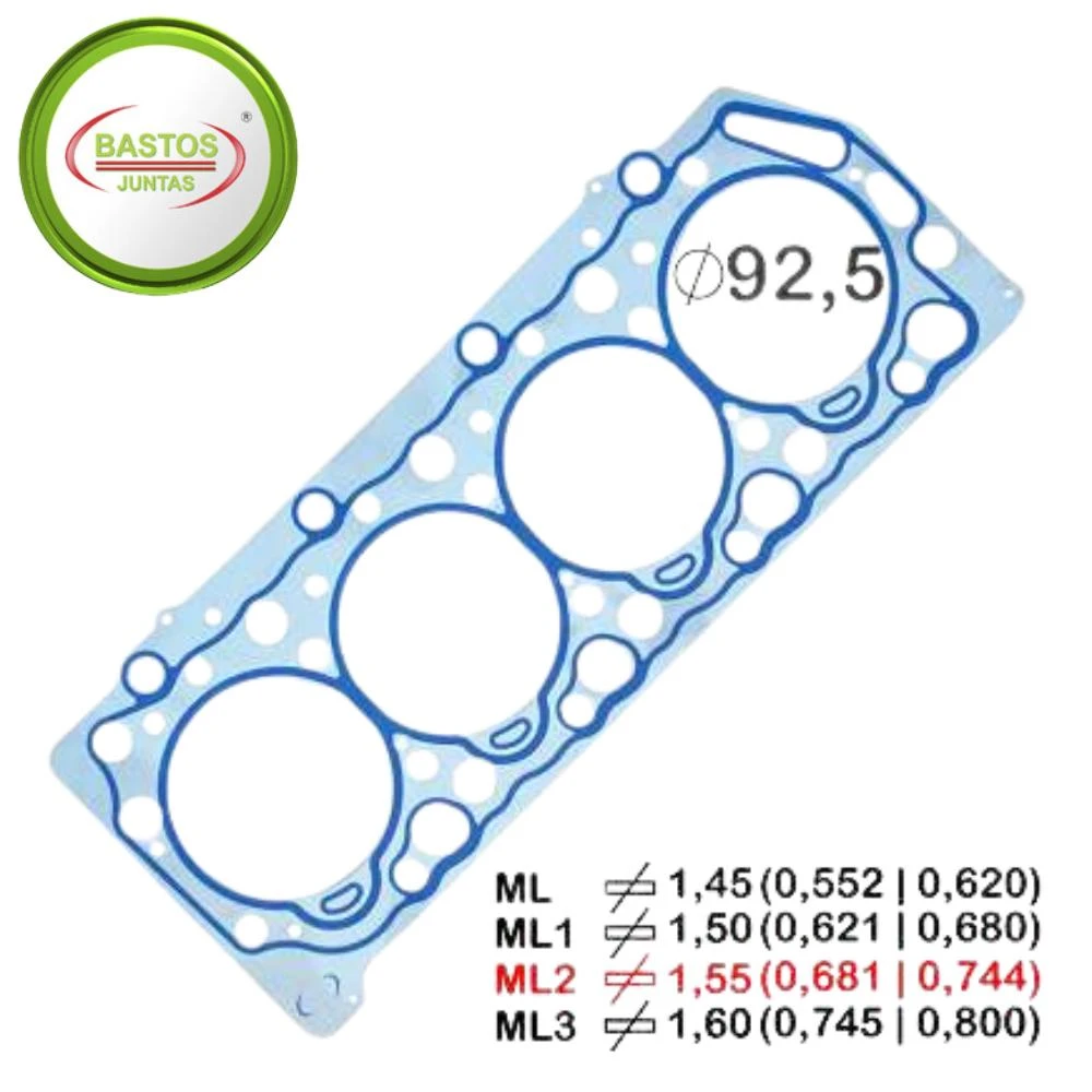 JUNTA CABECOTE L-200 2.5 2003 A 2012 2 PIC METAL