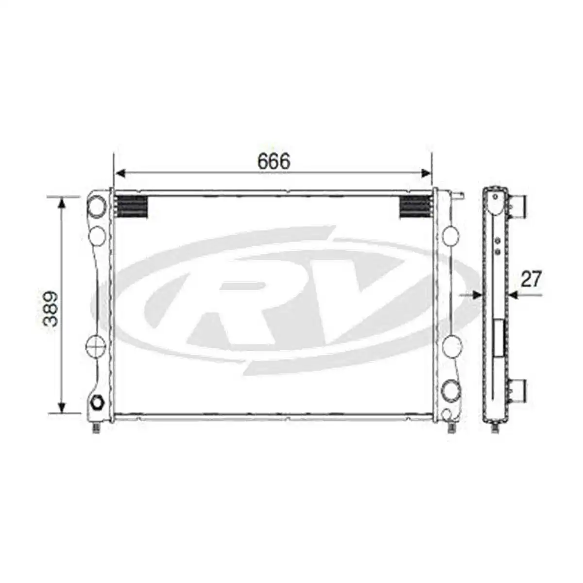 RADIADOR S-10 BLAZER 2.8 2000 A 2004 COM E SEM AR MECANICA