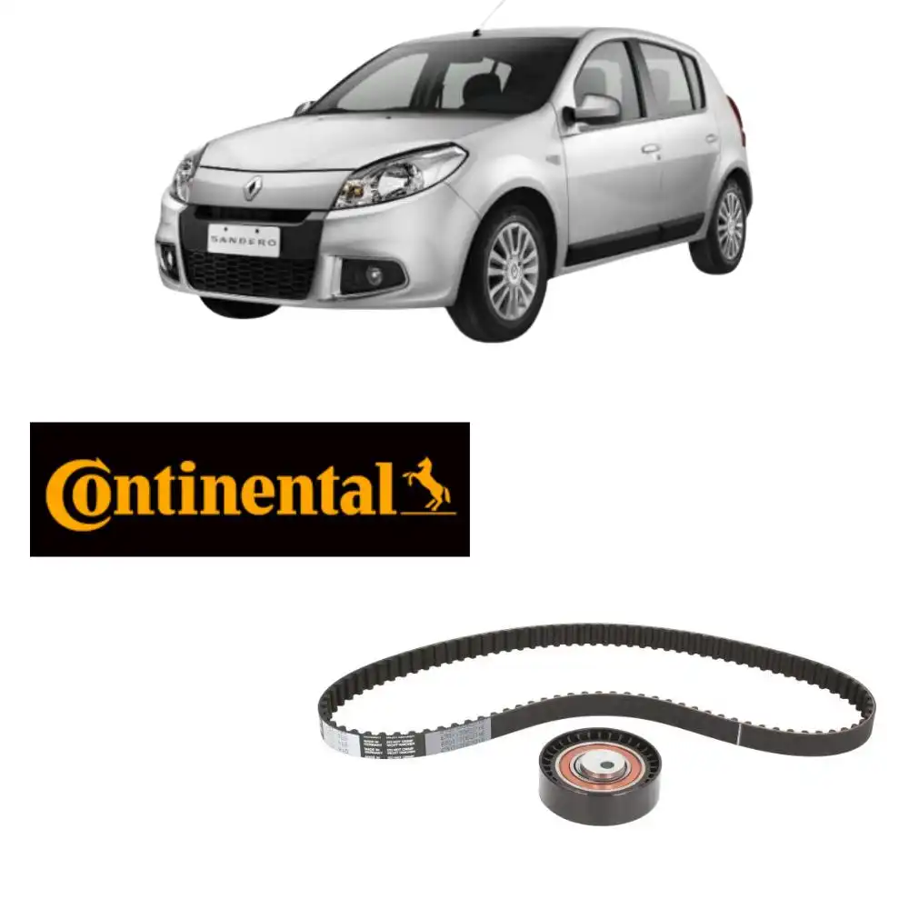KIT CORREIA DENTADA SANDERO 1.6 8V 2010 A 2018
