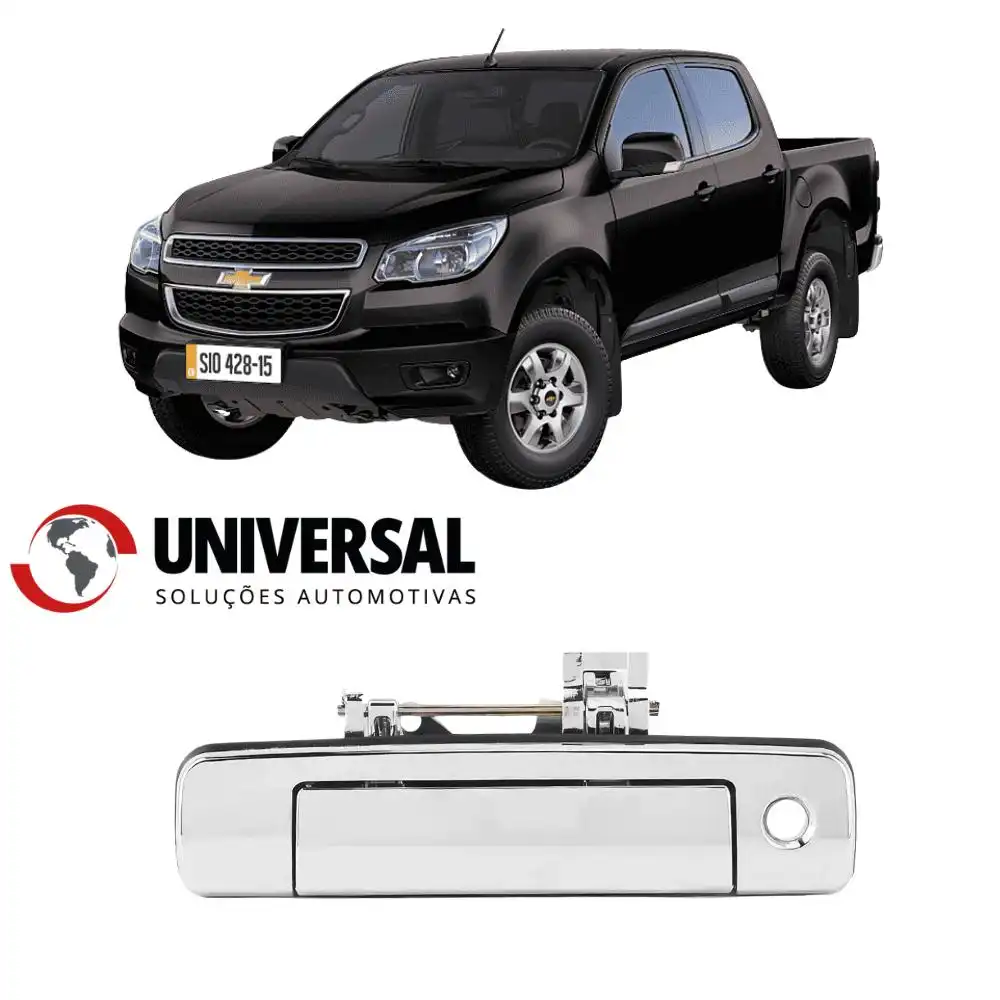 MACANETA TAMPA TRAS S-10 2012 A 2016 (S/ CHAVE) CROMADO