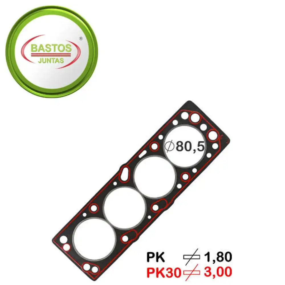 JUNTA CABECOTE GM CORSA 1.6 16V 1994 A 2001 3MM FIBRA