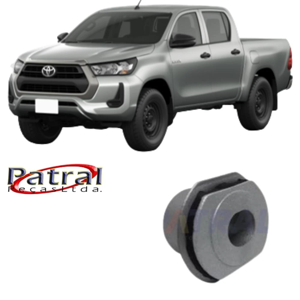 BUCHA CAIXA DIRECAO HILUX 2016 A 2022 (FURO OVAL)