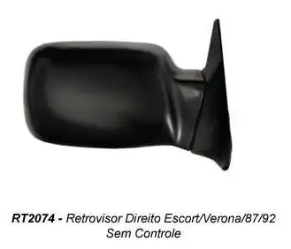 ESPELHO EXT ESCORT HOBBY 1987 A 1992 S/ CONTROLE