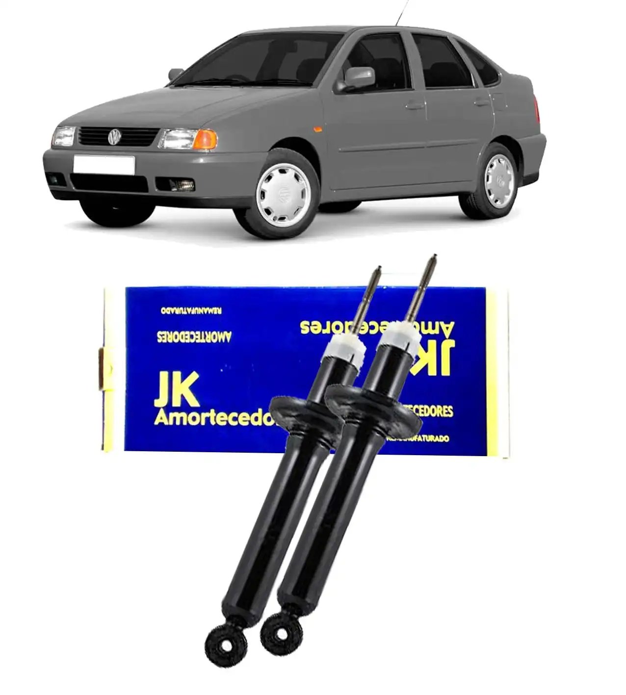 AMORTECEDOR TRASEIRO POLO CLASSIC 1996 A 1999 REMAN JG