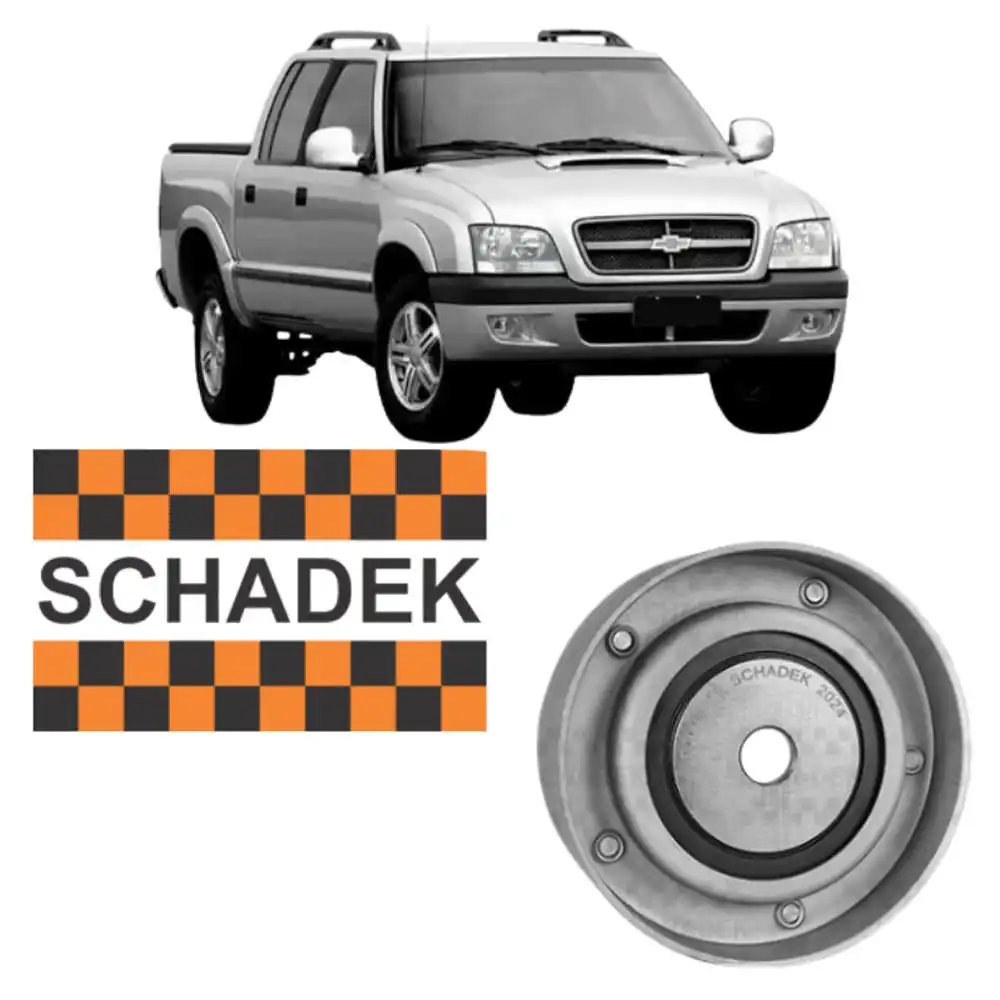 POLIA CORREIA ALTERNADOR S-10 2.8 TURBO DIESEL 2001 ACIMA