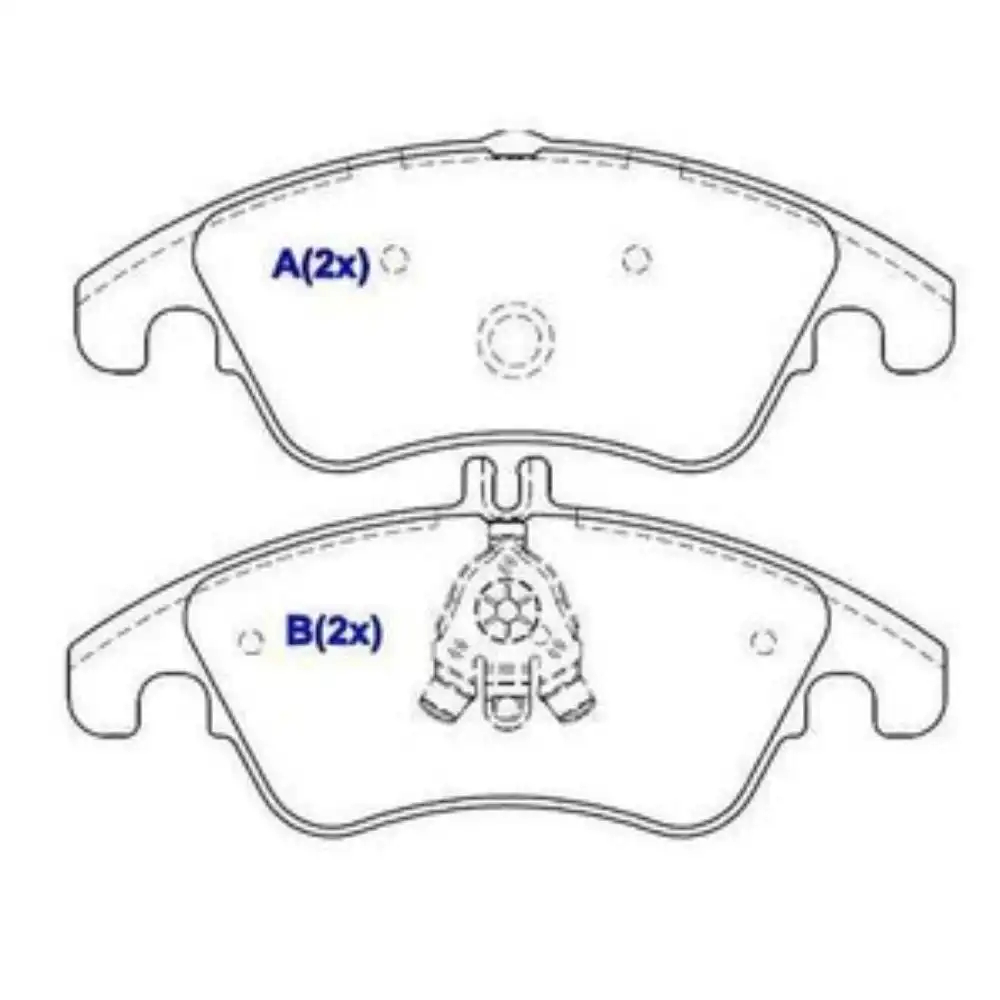 PASTILHA FREIO DIANTEIRA CHRYSLER 300C 5.7 16V 2004 A 2010