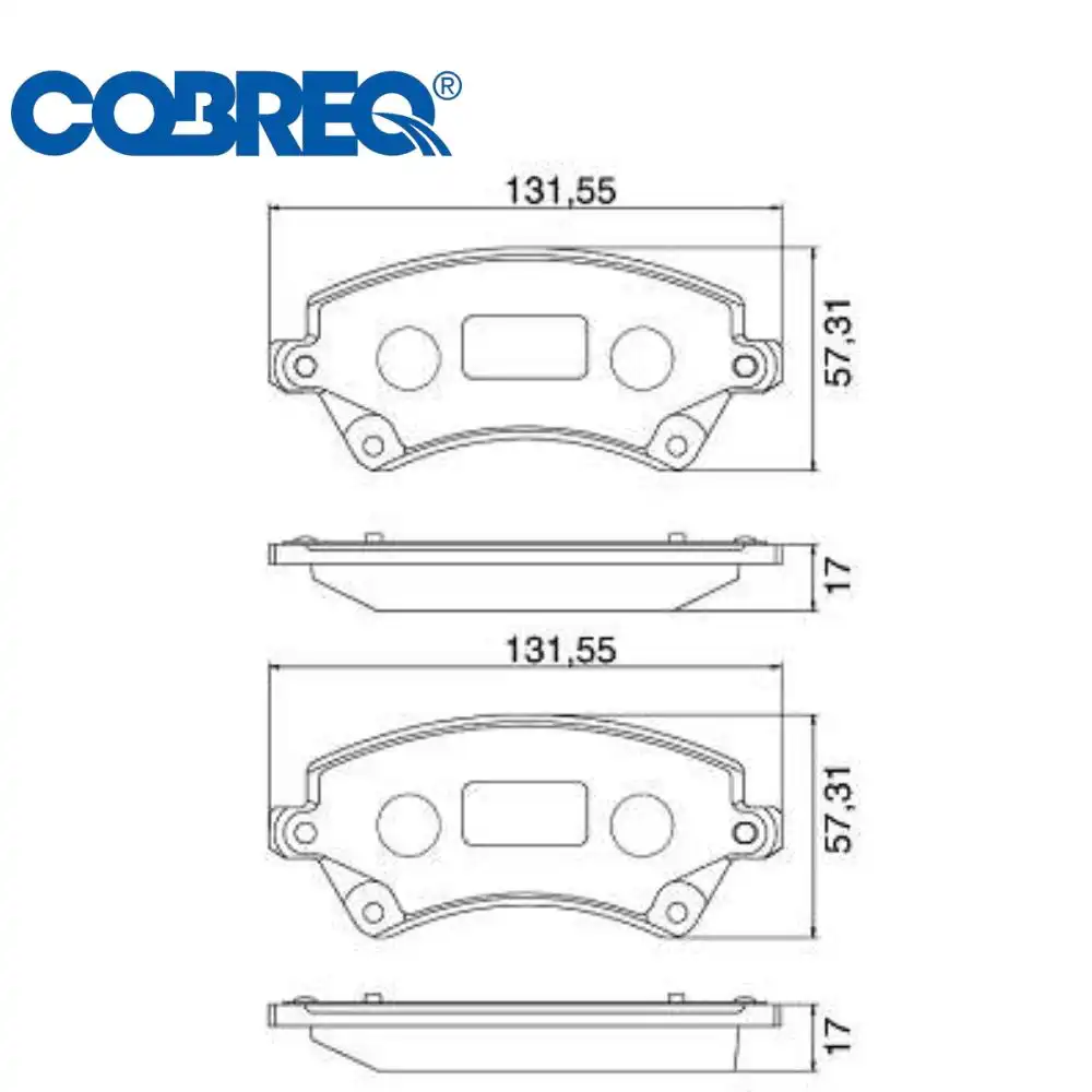 PASTILHA FREIO DIANTEIRA TOYOTA COROLLA 1.6 16V 2002 A 2008