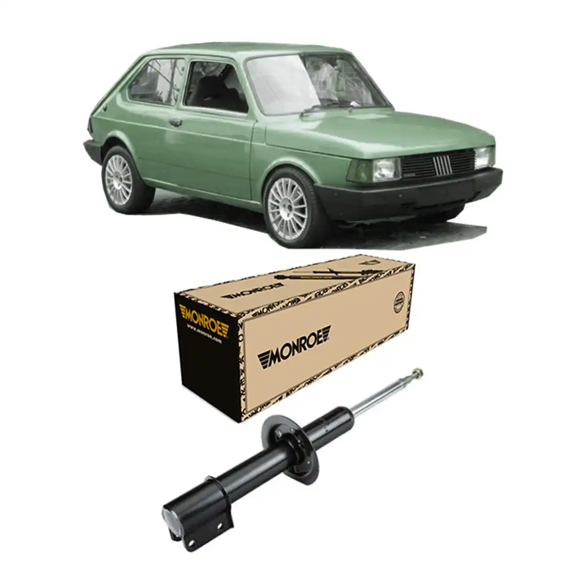 AMORTECEDOR DIANTEIRO FIAT 147 1976 A 1988 ESTRUTURAL