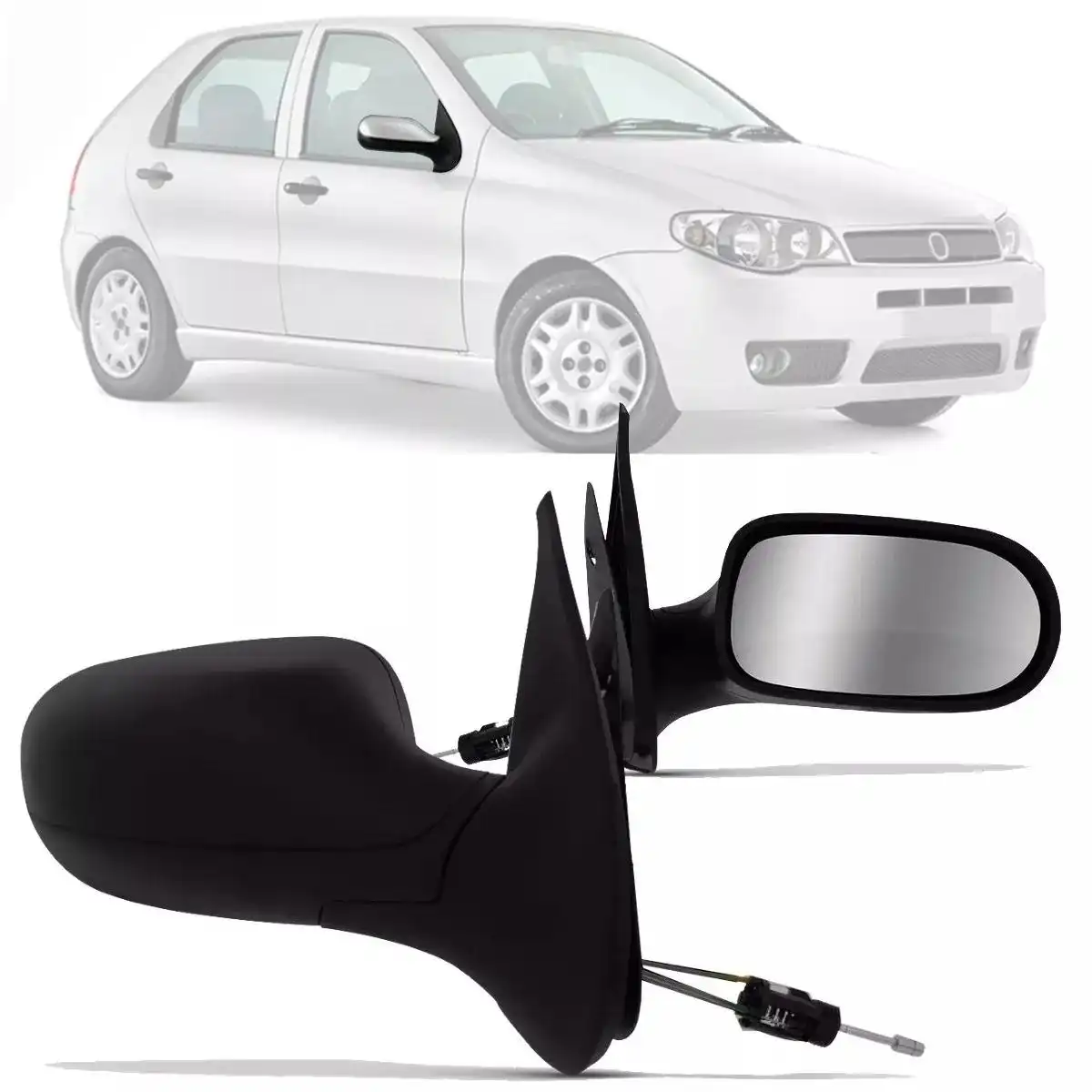 ESPELHO EXT FIAT PALIO 04/07 4PTS DIR C/ CONTROLE
