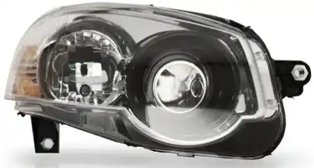 FAROL FIAT PALIO 10/ DIR MASCARA CROMADA ARO PRETO (BOLHA