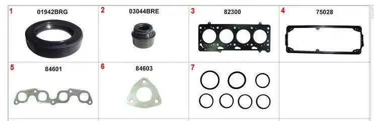 JUNTA MOTOR GOL 1.0 AT 8V SUPERIOR C/ RETENTOR