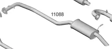 SILENC TRAS KOMBI 1.4 2006/ FLEX