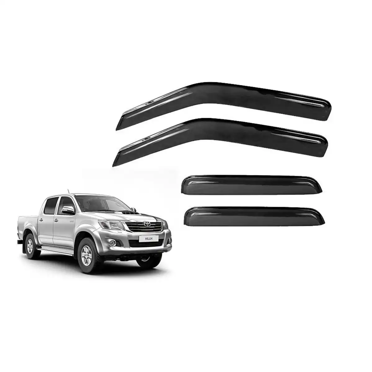 CALHA CHUVA TOYOTA HILUX 05/15 4 PTS