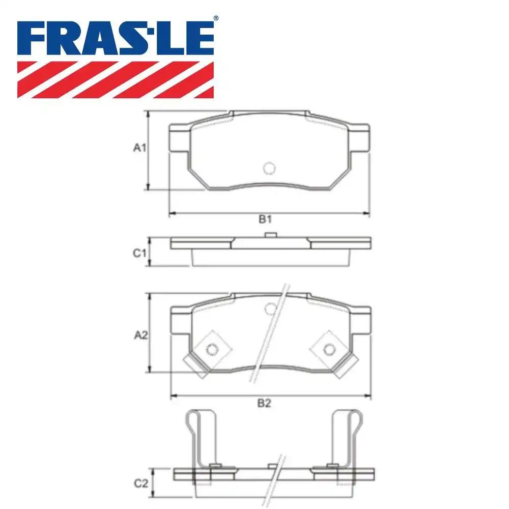PASTILHA FREIO TRASEIRA HONDA CITY 1.5 2009/