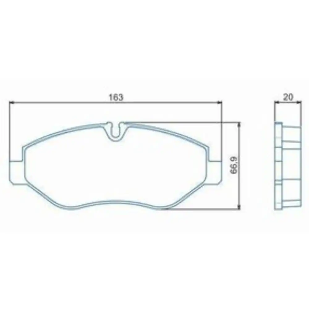 PASTILHA FREIO DIANTEIRA LAND ROVER DISCOVERY 2.7 3.0 2010/